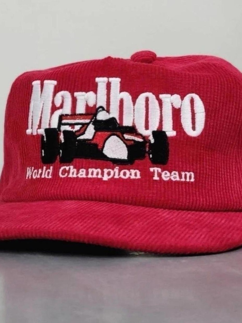 New Embroidered Marlboro Corduroy Cap